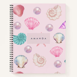 Cuaderno Personalizado Monograma Regalos de Pearl Ocean en