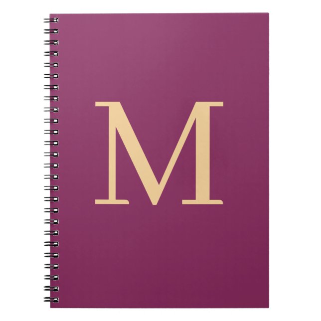 Cuaderno Personalizado monogramado (Frente)