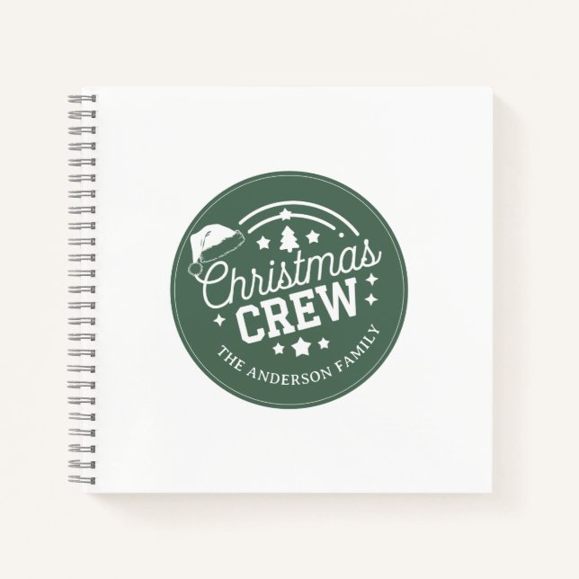 Cuaderno Personalizado Navidades diy personalizados pegatin (Anverso)