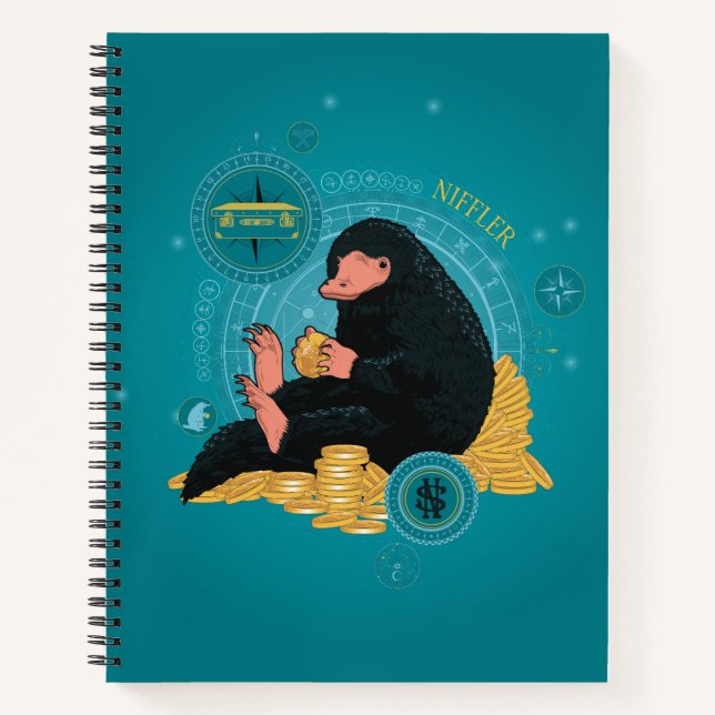 Cuaderno Personalizado NIFFLER™ Con Monedas De Oro (Anverso)