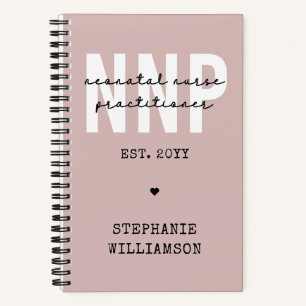 Cuaderno Personalizado NNP Enfermera neonatal Profesional