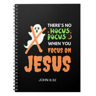 Cuaderno Personalizado NO PAMPLINAS Halloween cristiano