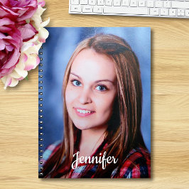 Cuaderno Personalizado Nombre de foto Texto personalizado