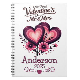 Cuaderno Personalizado Nuestro Primer Día de San Valentín S