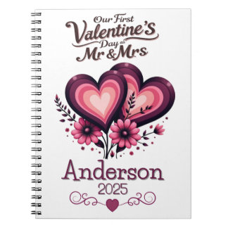 Cuaderno Personalizado Nuestro Primer Día de San Valentín S
