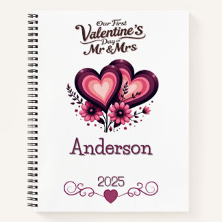 Cuaderno Personalizado Nuestro Primer Día de San Valentín S