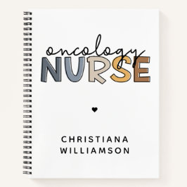 Cuaderno Personalizado Oncología Enfermera Oncología RN Reg
