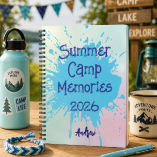 Cuaderno Personalizado para Campamento de Verano