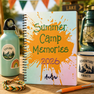 Cuaderno Personalizado para Campamento de Verano