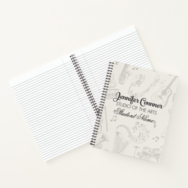 Cuaderno personalizado para estudiantes (Interior)