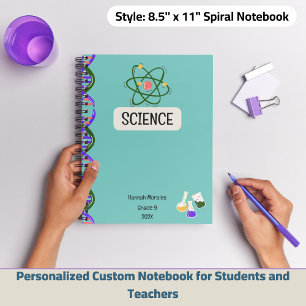 Cuaderno personalizado para estudiantes
