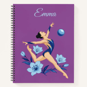 Cuaderno personalizado para gimnasta