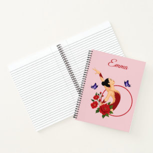Cuaderno personalizado para gimnasta