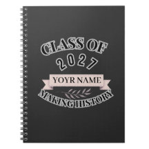 Cuaderno personalizado para la promoción de 2027
