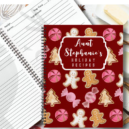 Cuaderno Personalizado para la receta de horneado navideño