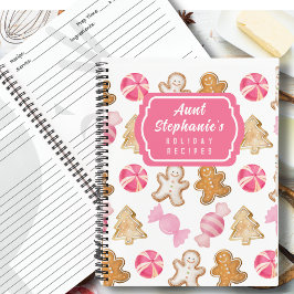 Cuaderno Personalizado para la receta rosa de repostería na