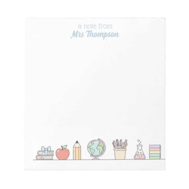 Cuaderno Personalizado para Maestros (Frente)