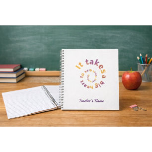 Cuaderno Personalizado para Maestros con Cita en E