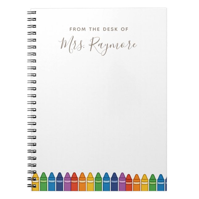 Cuaderno personalizado para maestros – Diseño de c (Frente)