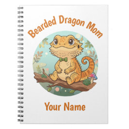 Cuaderno personalizado para mamá de dragón barbudo