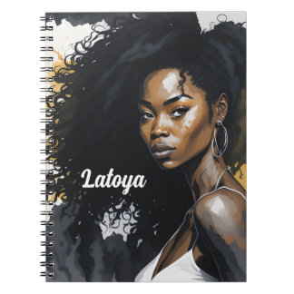 Cuaderno personalizado para mujeres negras