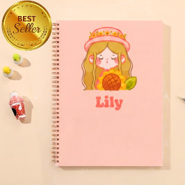 Cuaderno personalizado para niñas