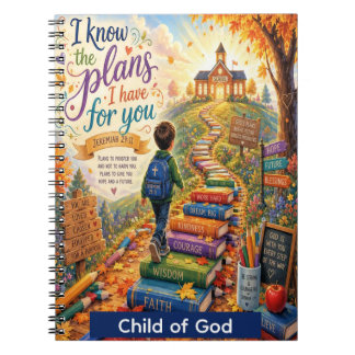 Cuaderno personalizado para niños cristianos