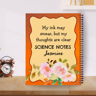 Cuaderno Personalizado para Zurdos – Estilo Floral