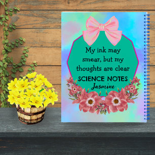 Cuaderno Personalizado para Zurdos – Floral Suave 