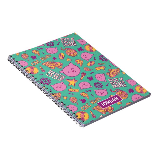 Cuaderno Personalizado Patrón de Bolas de Algodón (Lado Derecho)