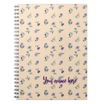 Cuaderno Personalizado Peachify Pastel Blooms