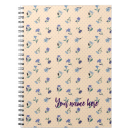 Cuaderno Personalizado Peachify Pastel Blooms