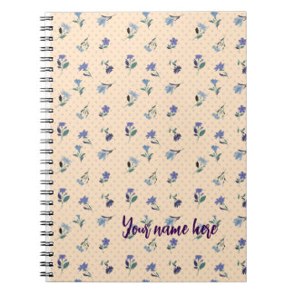 Cuaderno Personalizado Peachify Pastel Blooms