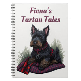 Cuaderno Personalizado perro de terror escocés