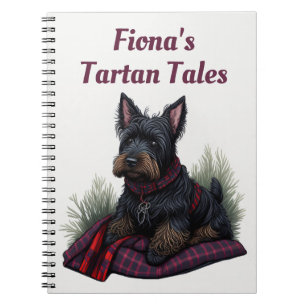 Cuaderno Personalizado perro de terror escocés