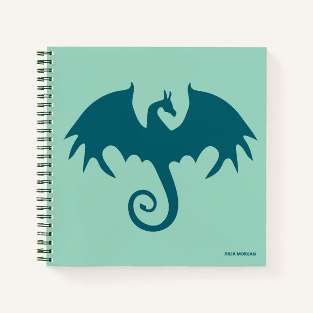 Cuaderno Personalizado personalizado de Fantasy Dragon (Anverso)