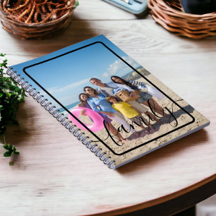 Cuaderno Personalizado personalizado de fotografía familiar