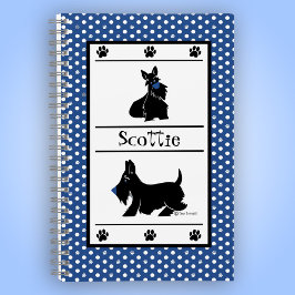 Cuaderno Personalizado personalizado de punto de polka pers