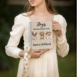 Cuaderno Personalizado personalizado Perro amante amante pe