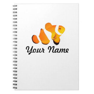 Cuaderno personalizado pescados del payaso