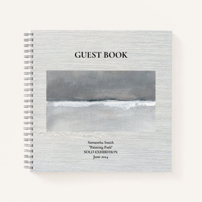 Cuaderno Personalizado Photo Art Show Exhibition Guest Book (Anverso)