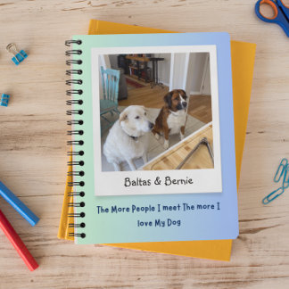 Cuaderno Personalizado Photo Dog Gift Personalizado