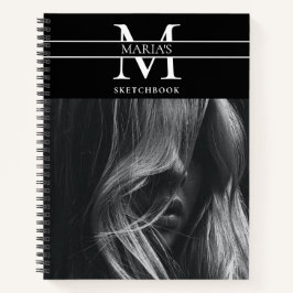 Cuaderno Personalizado Photo Monogramed Artist Sketchbook
