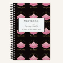 Cuaderno Personalizado Pink Lotus Namaste