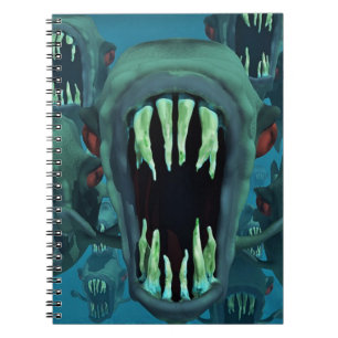 Cuaderno Personalizado Piranhas Fish Personaliza aniversari