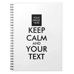 Cuaderno Personalizado por completo MANTENER CALMA Y TU TEX