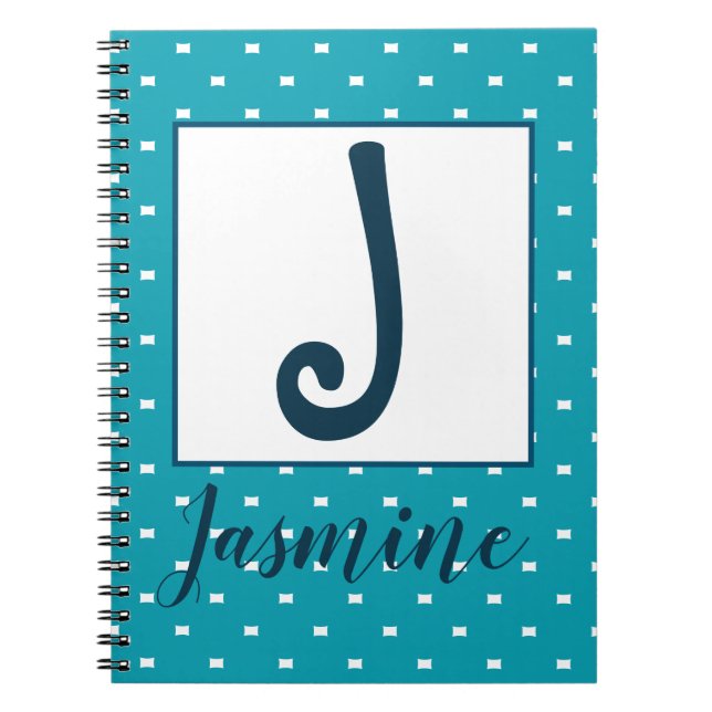 Cuaderno Personalizado por nombre / inicial (Frente)