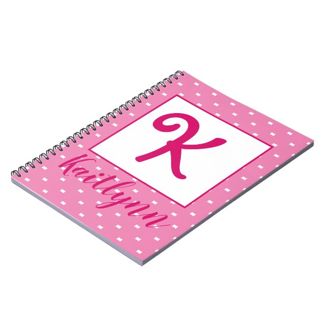 Cuaderno Personalizado por nombre / inicial (Lado Izquierdo)