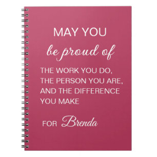 Cuaderno Personalizado Que Estés Orgulloso