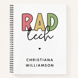 Cuaderno Personalizado Rad Tecnología Radiológica Radiológi